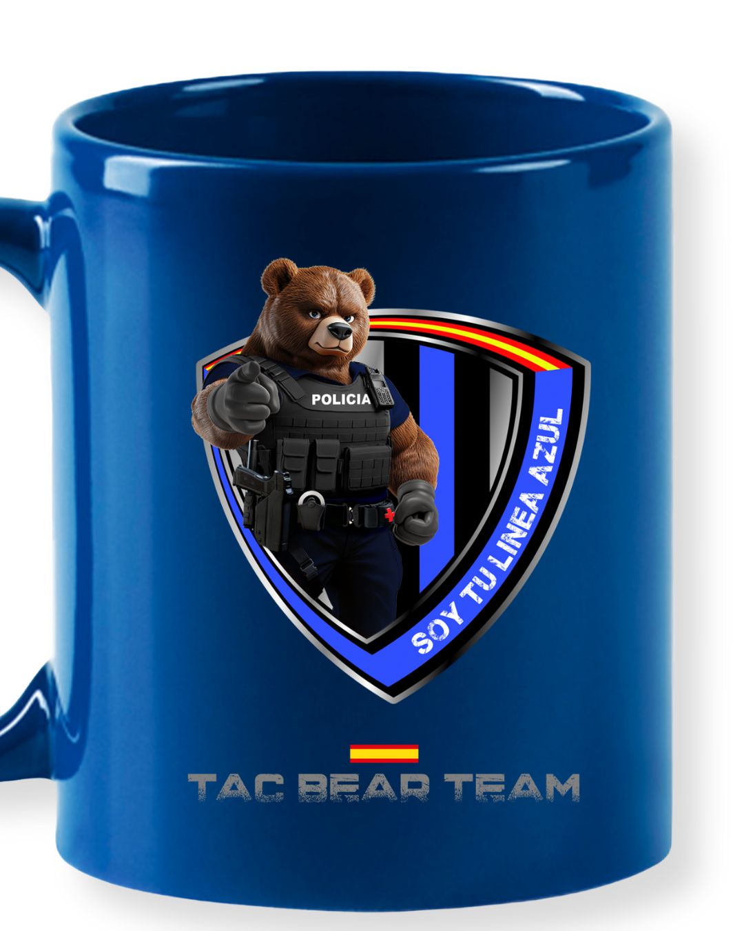 taza-tac-bear-team-policia-linea-azul