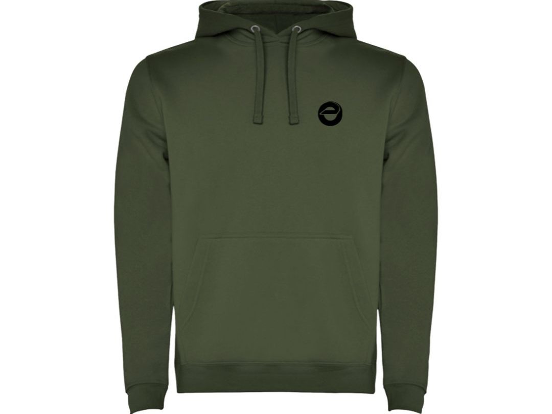 sudadera-wedit-verde-aventura-con-capucha-y-logo-negro