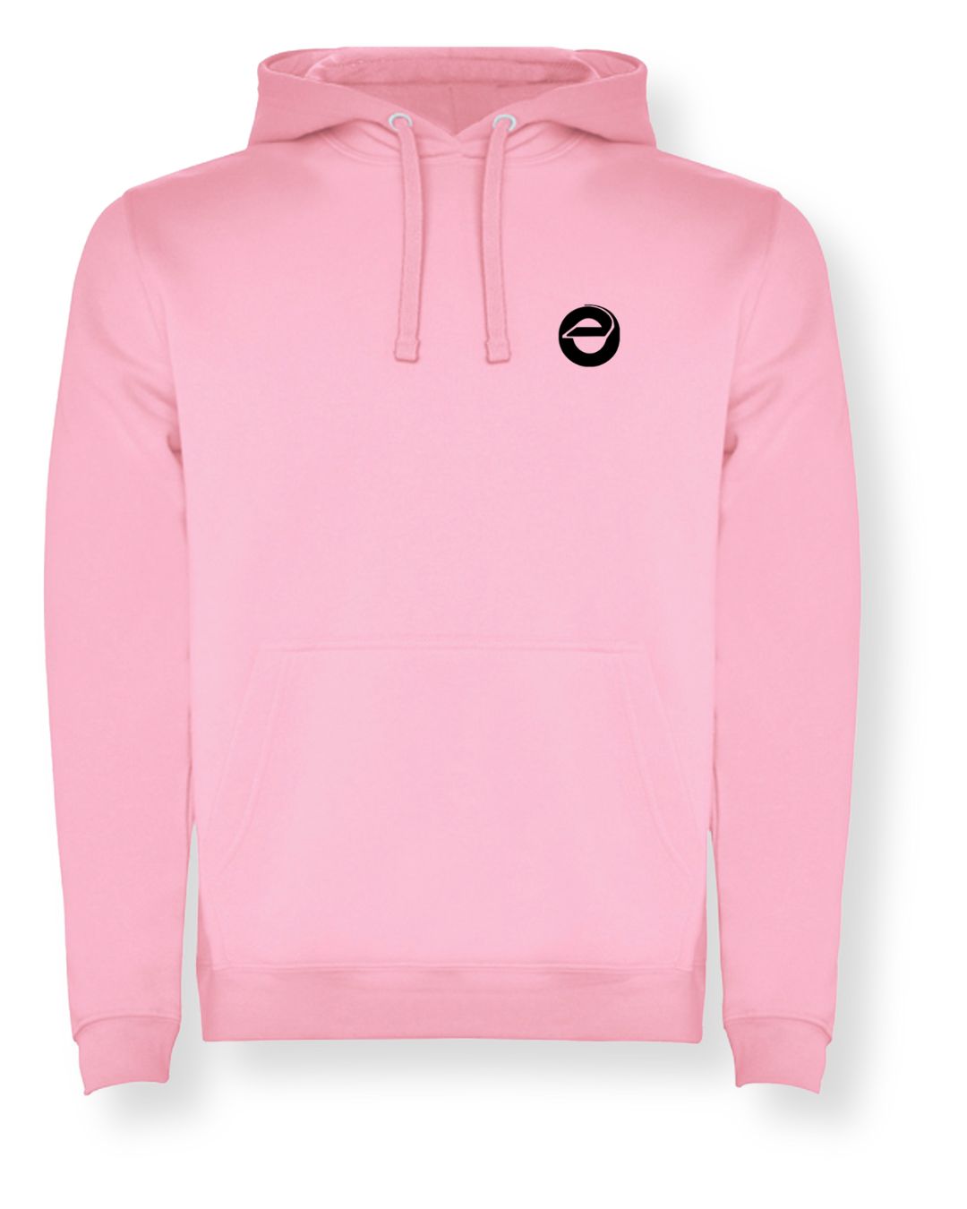 sudadera-wedit-rosa-capucha-logo-negro